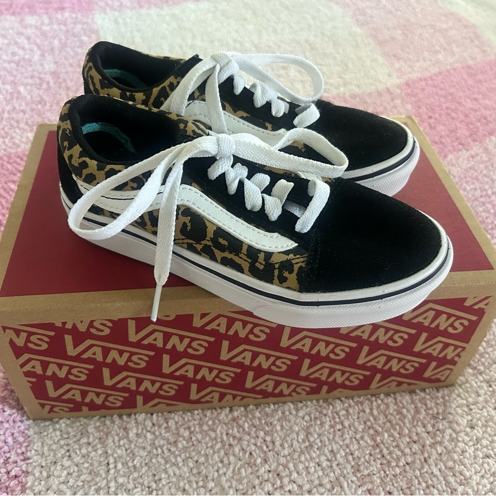 Vans Wild Pattern Sneakers with White Laces